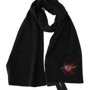 Gray #DGLovesLondon Wool Wrap Wool Scarf