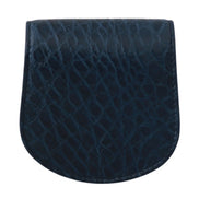 Blue Holder Pocket Wallet Blue Exotic Skin Condom Case
