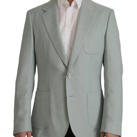 Light Green Cashmere Silk Blazer