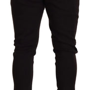Brown Cashmere Trousers Bottoms Drawstring Pants
