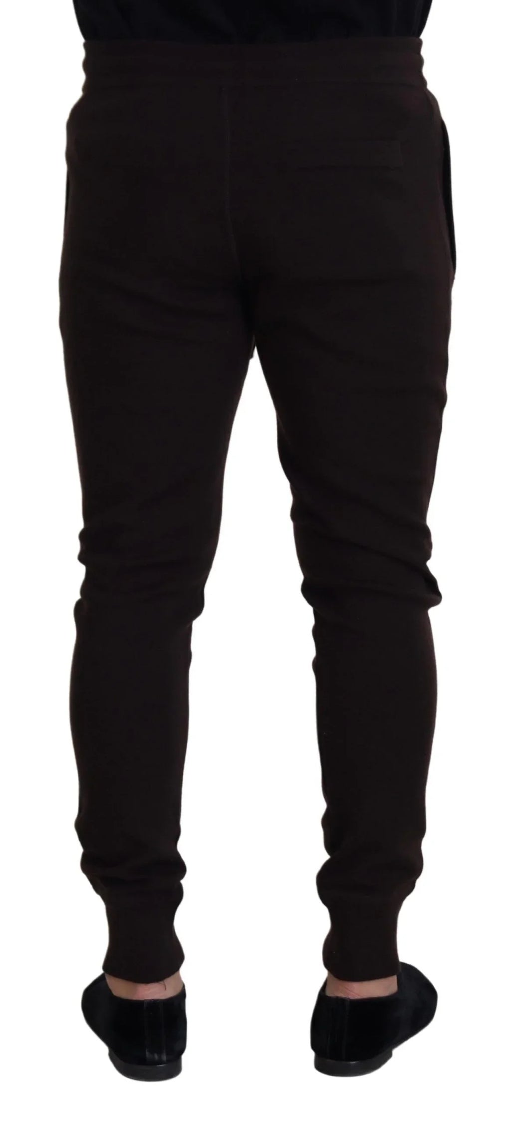 Brown Cashmere Trousers Bottoms Drawstring Pants