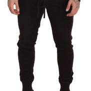 Brown Cashmere Trousers Bottoms Drawstring Pants