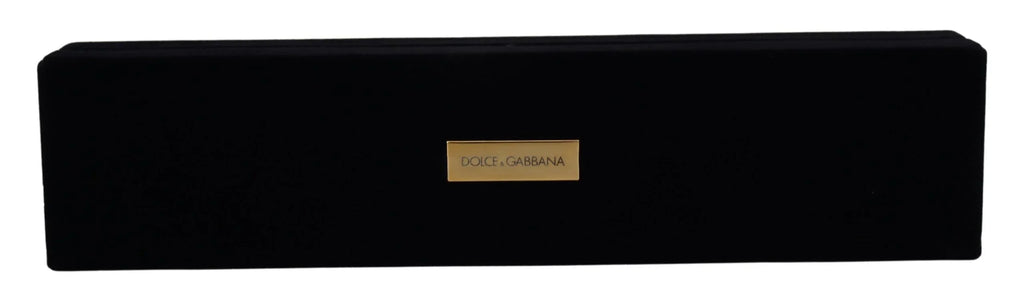 Black Velvet Logo Plaque Storage Bracelet Jewelry Box