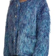 Multicolor Polyester Fringes Coat Jacket