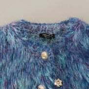 Multicolor Polyester Fringes Coat Jacket