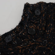 Brown Fatto A Mano Turtleneck Pullover Sweater