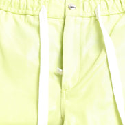 Light Green Cotton Men Cargo Bermuda Shorts