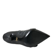 Black Devotion Quilted Buckled Boots Shoes
