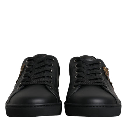 Black London Sacred Heart Men Sneakers Shoes