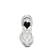 White Polyethylene Athletic Sneakers