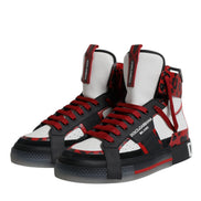 Multicolor Leather High Top Sneakers Shoes