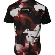 Multicolor Camouflage Crew Neck T-shirt