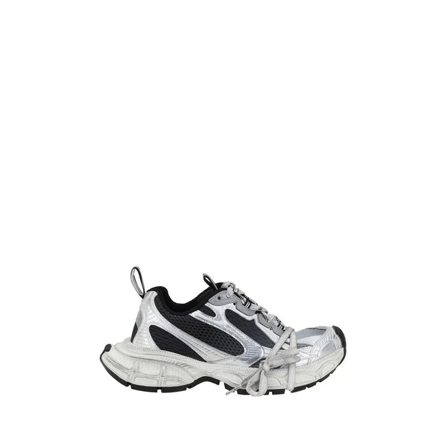 Multicolor Fabric Athletic Sneakers