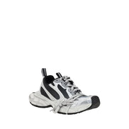Multicolor Fabric Athletic Sneakers