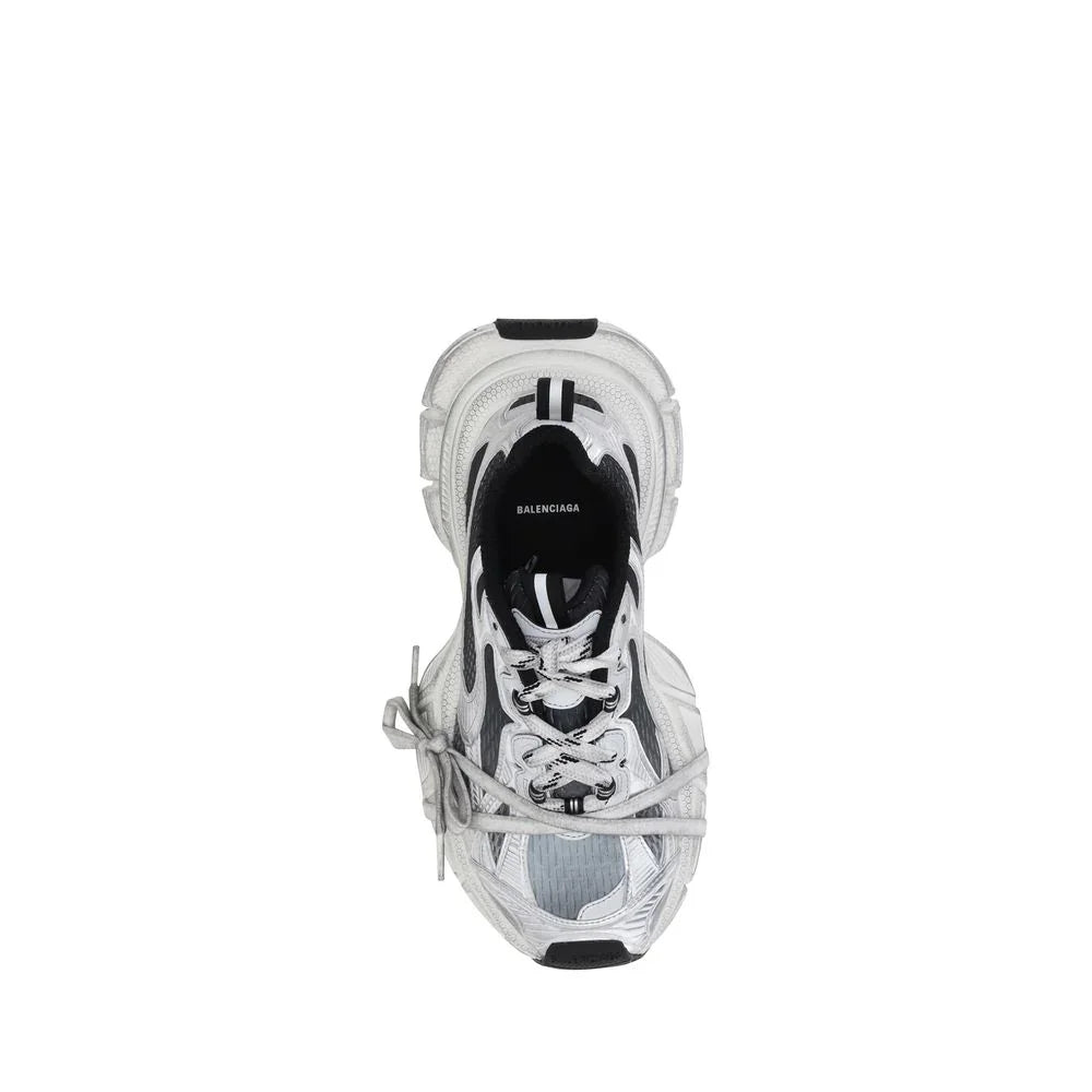 Multicolor Fabric Athletic Sneakers