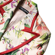 Multicolor Floral Double Breasted Jacket