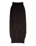 Brown Cashmere Knitted Neck Warmer Foulard Scarf