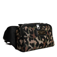 Multicolor Leopard DG Logo Belt Waist Fanny Pack Bag