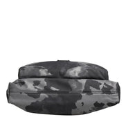 Gray Camo Cotton Multiple Compartments Tote Bag
