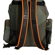 Military Green Patchwork Travel Backpack Bag