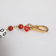 Multicolor Gold Tone Brass Chain DG Logo Dice Bracelet