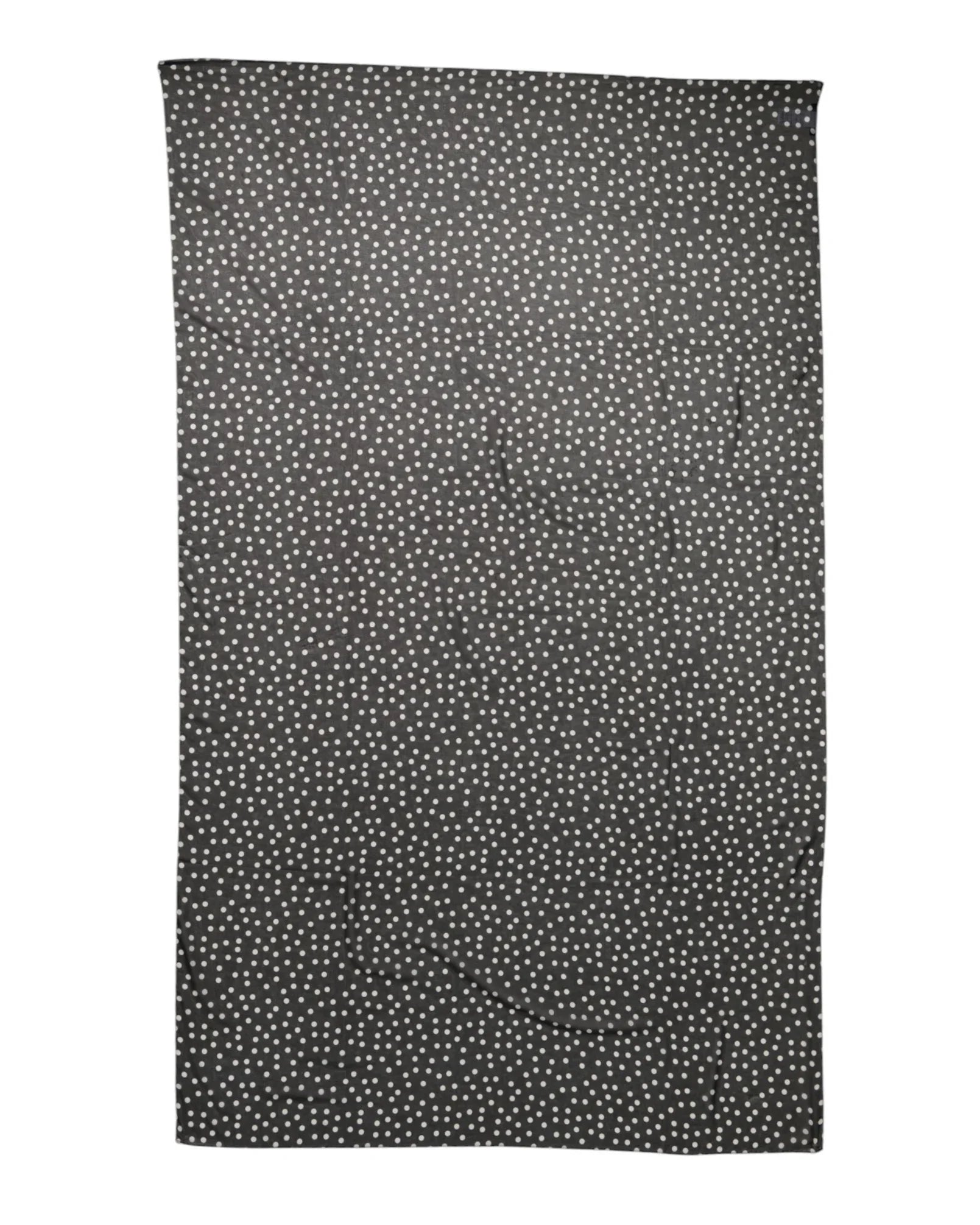 Black Polka Dots Polyester Wrap Shawl Scarf