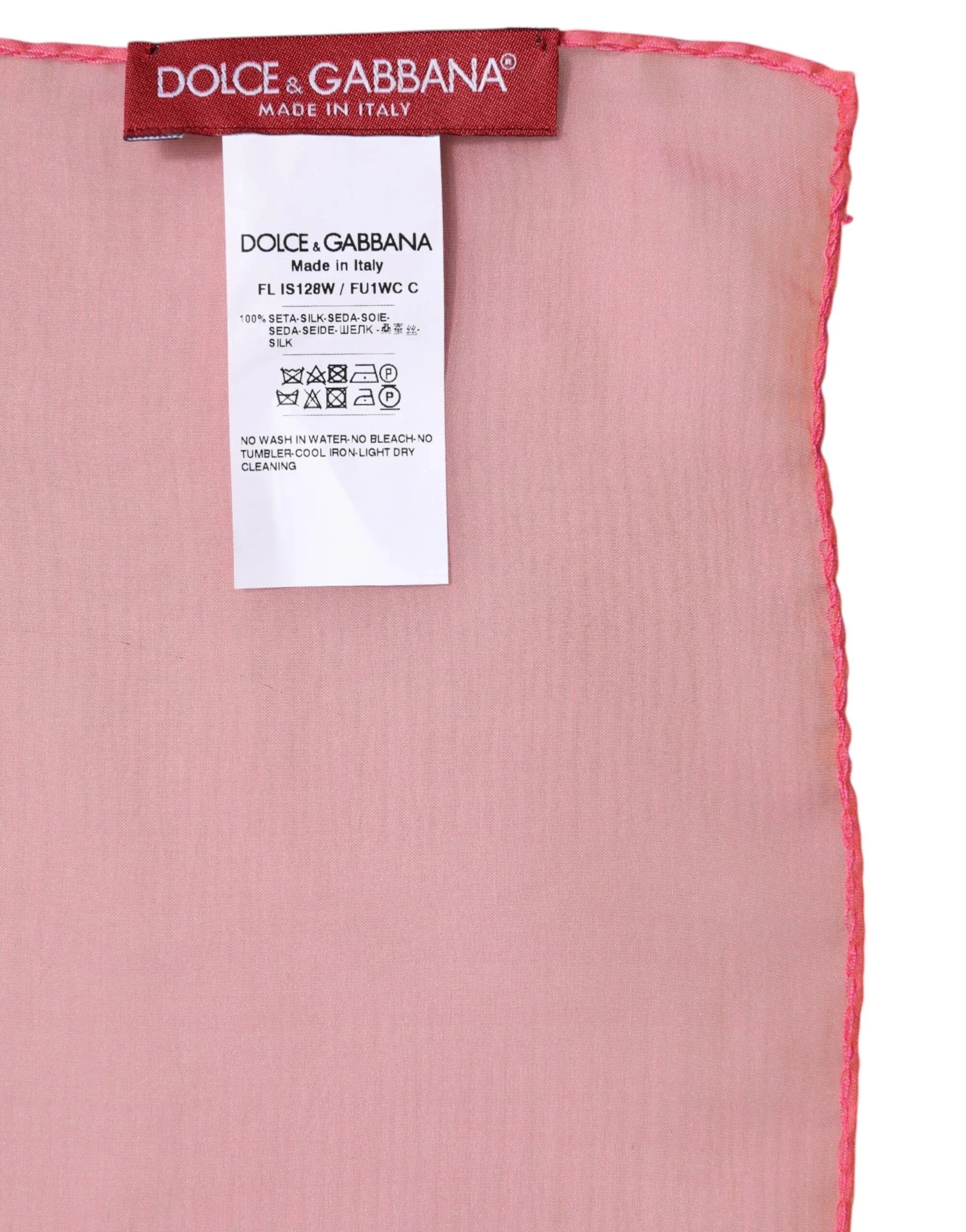 Pink Silk Rectangle Women Wrap Shawl Scarf