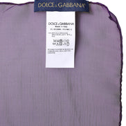 Purple Silk Rectangle Wrap Shawl Scarf