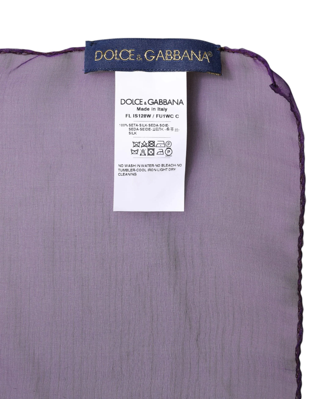 Purple Silk Rectangle Wrap Shawl Scarf