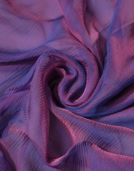 Purple Silk Rectangle Wrap Shawl Scarf