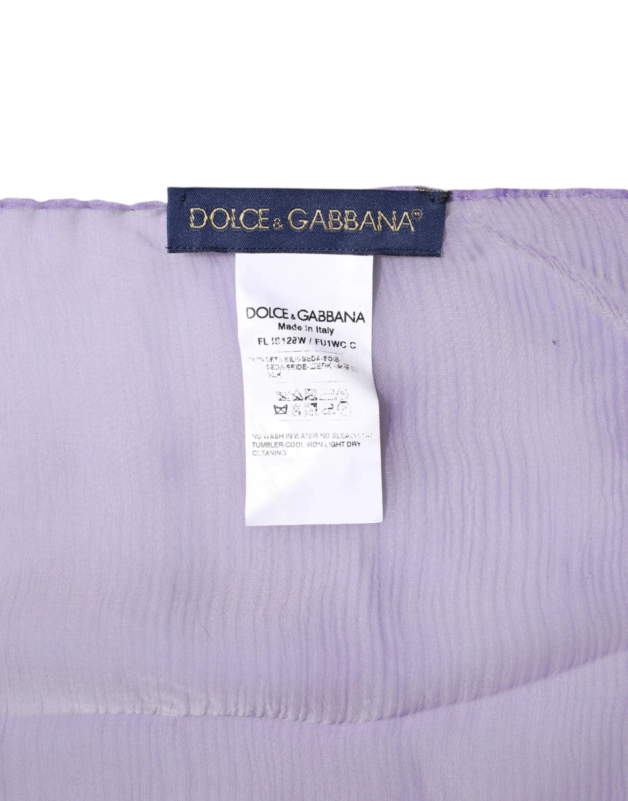 Purple Silk Rectangle Wrap Shawl Scarf