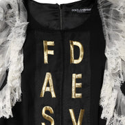 Black Fashion Devotion Embellish Mini Dress