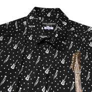 Black GOLD Instrument Embellished Shirt