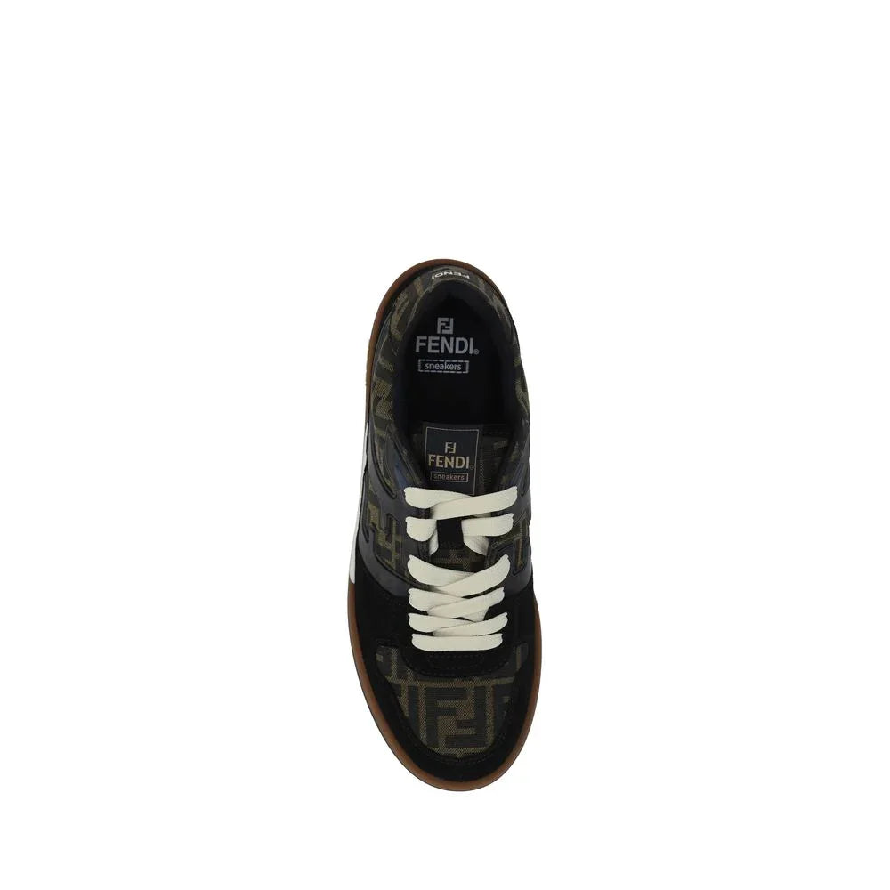 Multicolor Calf Leather Bos Taurus Low Top Sneakers