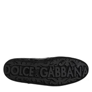 Black Exotic Leather Low Top Sneakers Shoes