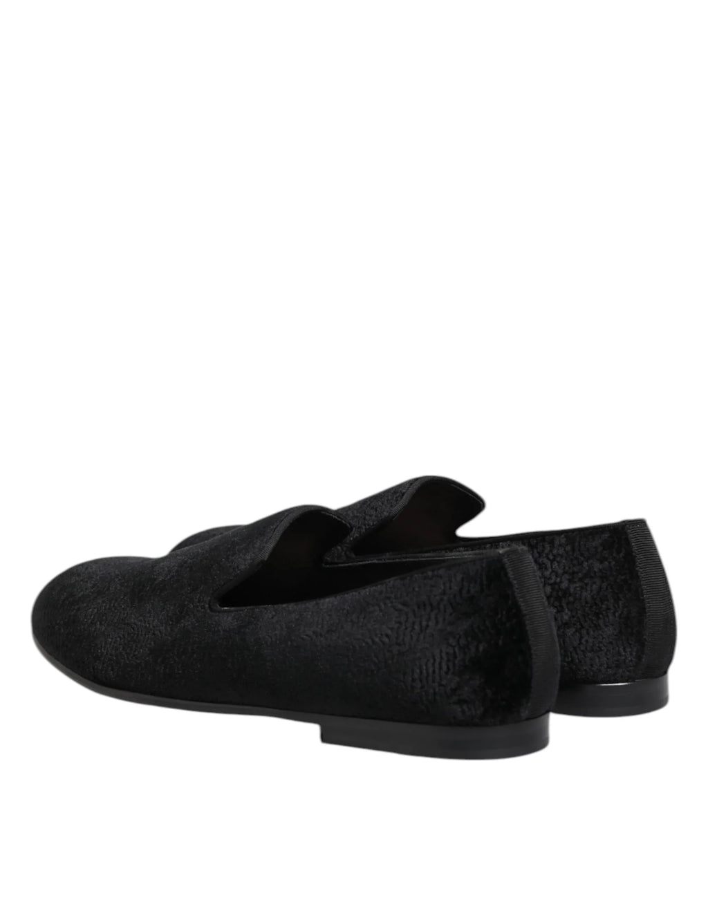 Black Jacquard Loafers Formal Men Dress Shoes
