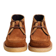 Brown Suede Nubuck Leather Desert Ankle Boots Shoes