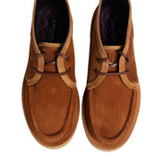 Brown Suede Nubuck Leather Desert Ankle Boots Shoes