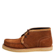 Brown Suede Nubuck Leather Desert Ankle Boots Shoes
