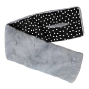 Powder Blue Mink Fur Neck Warmer Scarf