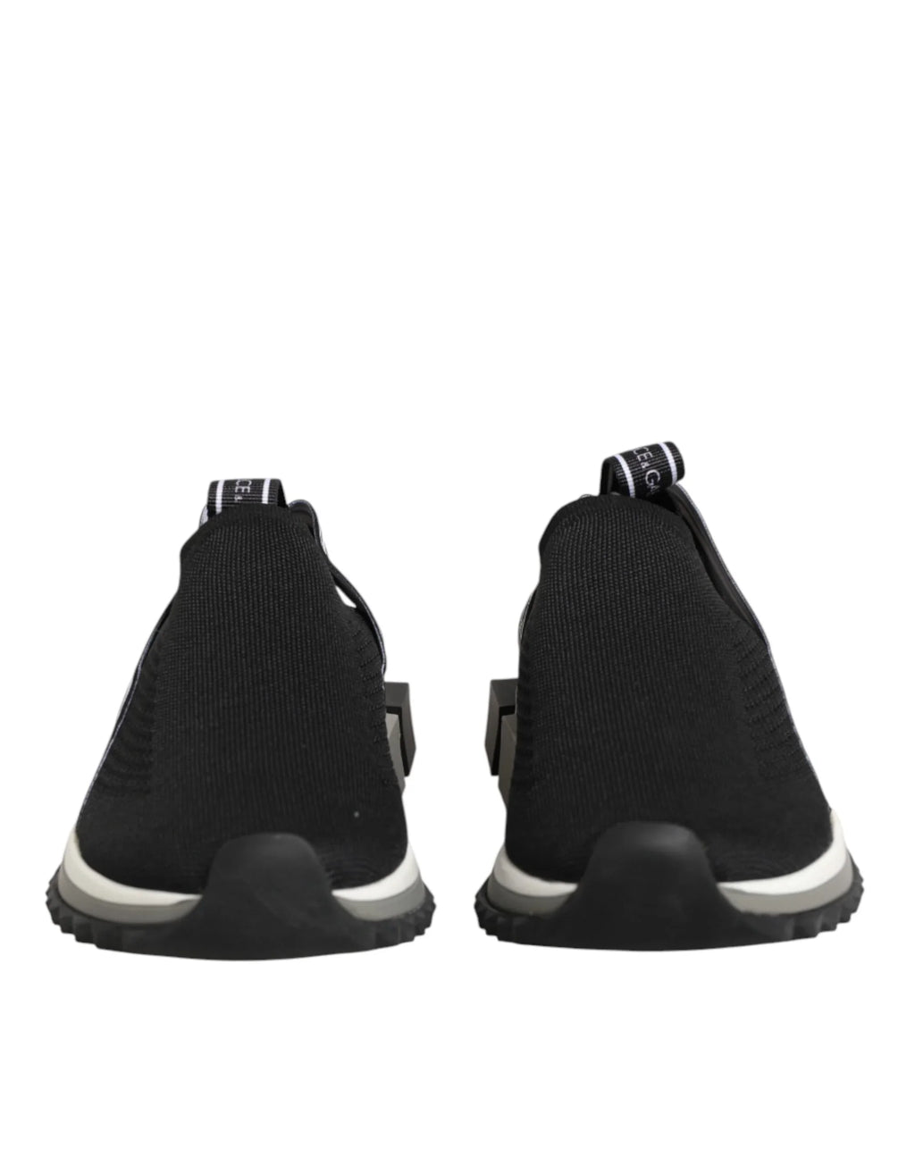 Black Slip On Sorrento Low Top Sneakers Shoes by DOLCE&GABBANA