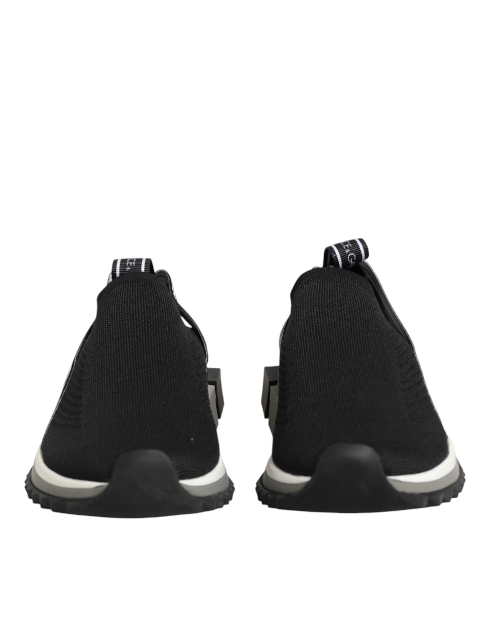 Black Slip On Sorrento Low Top Sneakers Shoes by DOLCE&GABBANA