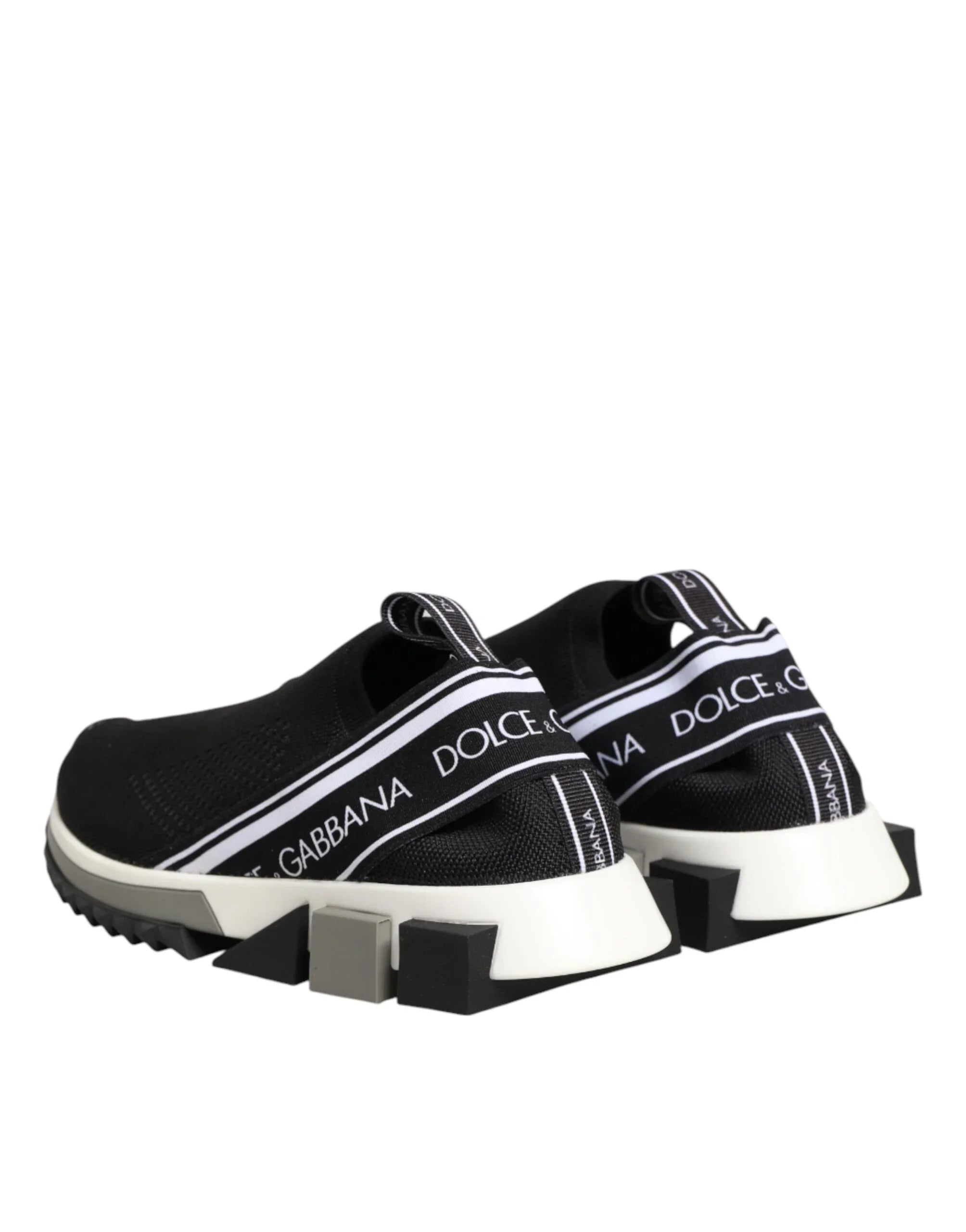 Black Slip On Sorrento Low Top Sneakers Shoes by DOLCE&GABBANA