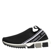 Black Slip On Sorrento Low Top Sneakers Shoes