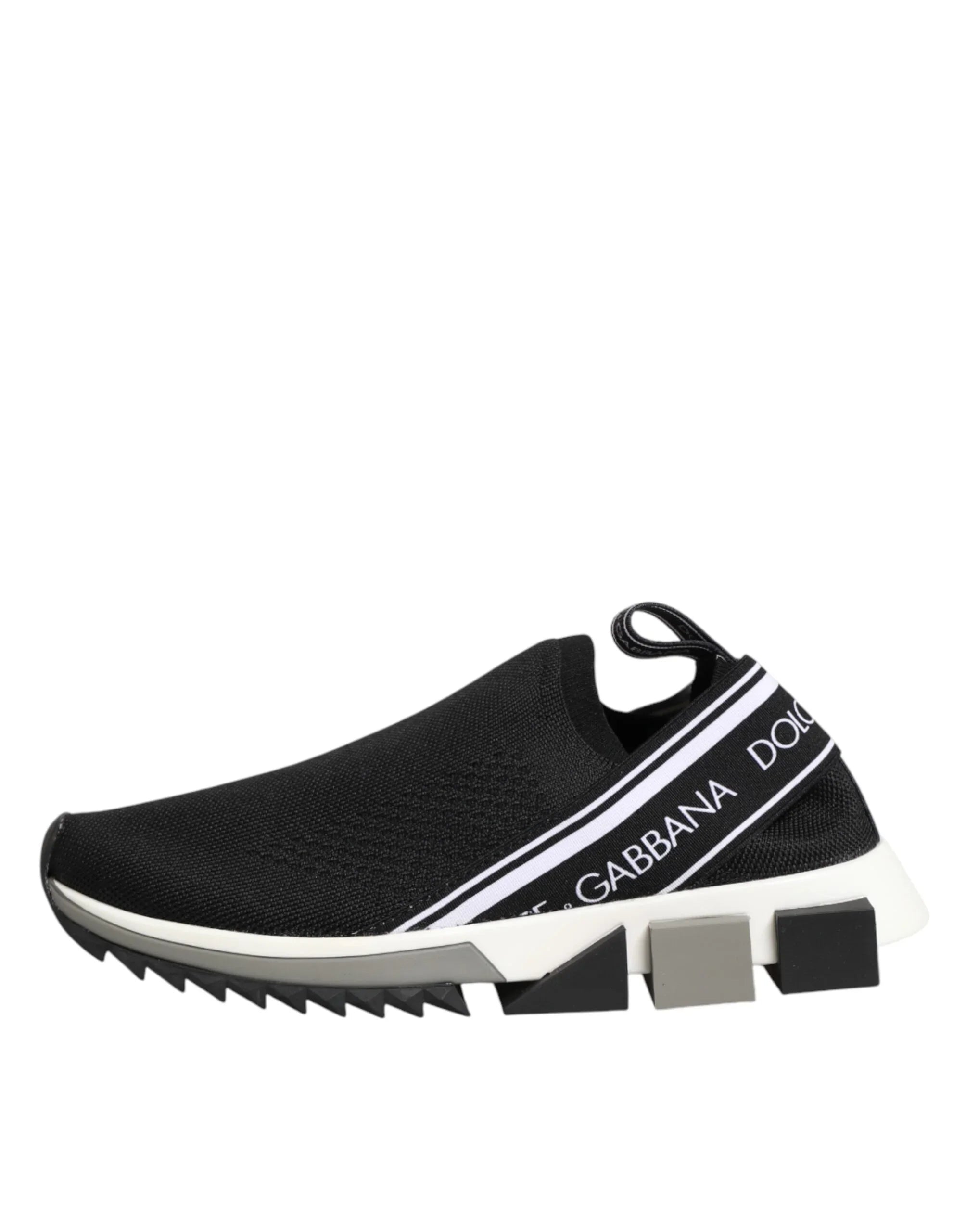Black Slip On Sorrento Low Top Sneakers Shoes by DOLCE&GABBANA