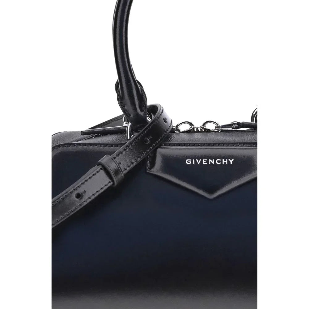 Black Calf Leather Bos Taurus Handbag
